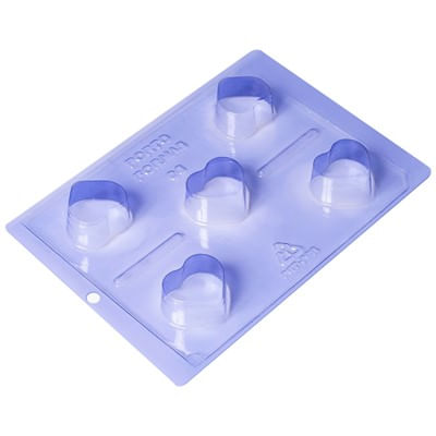 Forma Silicone Coração Pequeno (*6) Porto Formas