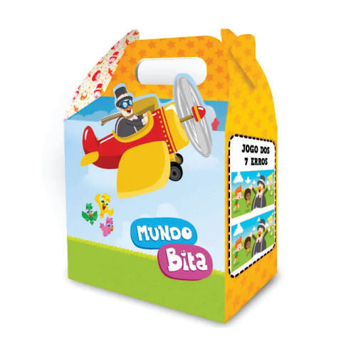 Caixa Surpresa Maleta Mundo Bita C/ 8 Un Regina