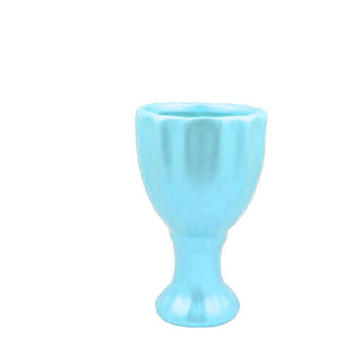 Vaso Mexico Pequeno Azul Ceramica A23 X C13 Cm (3029) Elaine