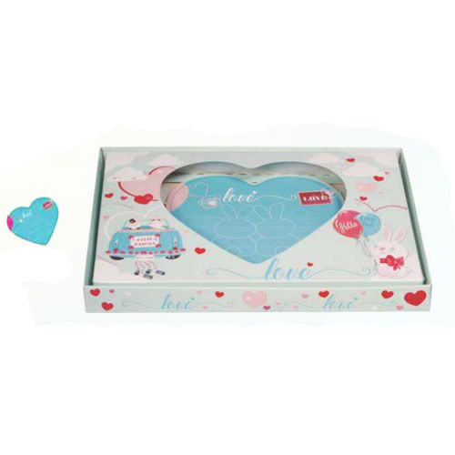 Caixa Coração 500gr Love/Casamento C/ 5 Un Decora