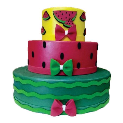 Bolo Cenográfico Melancia (19337) Cia Do E. V. A