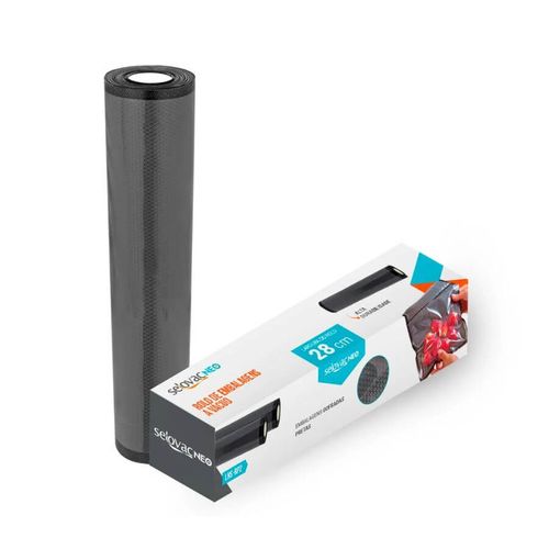 Embalagem Vácuo Gofrada  Transparente 28cmx5mx0,016mm Rolo Selovac