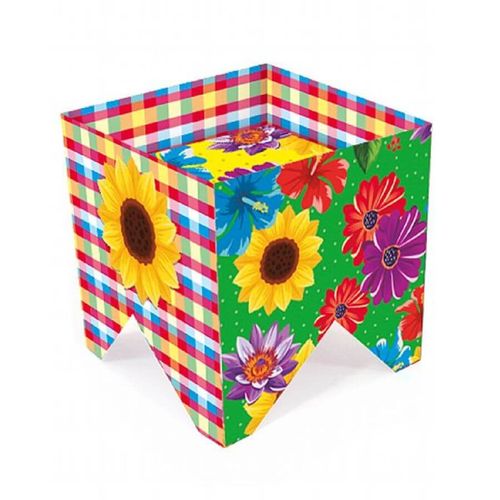 Caixa Bandeja G 15x15cm Girassol (9993) Halley Fitas