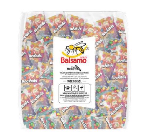 Amendoim Doce Rockitos Colorido 50x15gr Balsamo Alimentos