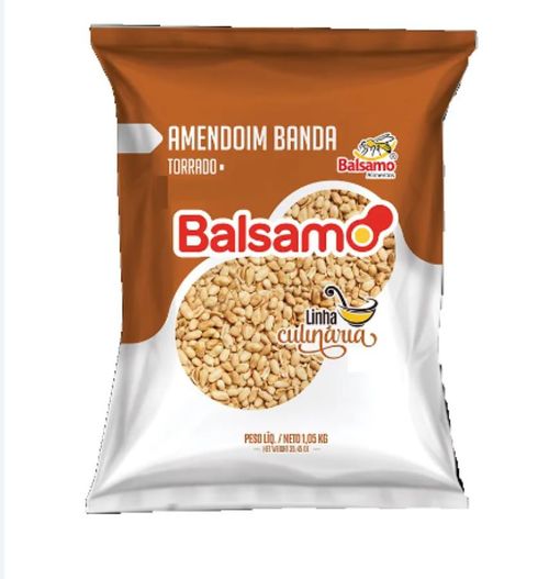 Amendoim Torrado Meia Banda 1,05 Kg Balsamo Alimentos