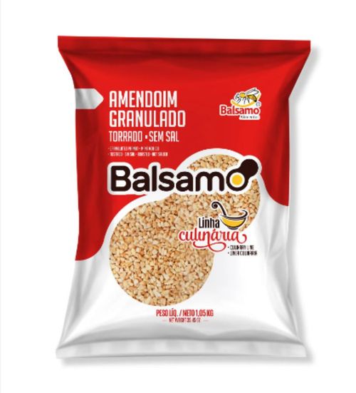 Amendoim Torrado E Granulado S/ Sal 1,05 Kg Balsamo Alimentos