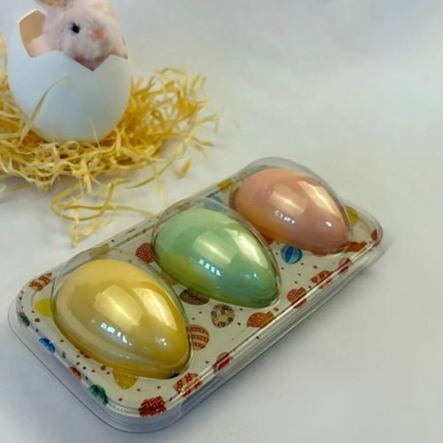 Bandeja 3 Ovos 50 Gr Chocolate C/ 5 Un Flip