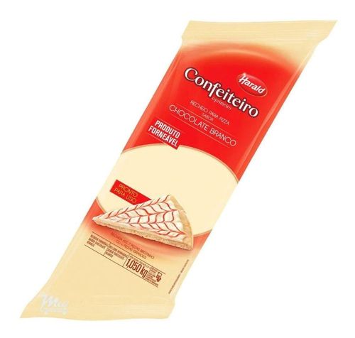 Recheio Forneável Chocolate Branco Confeiteiro 1,01 Kg Harald