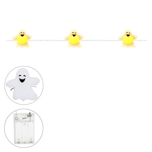 Enfeite Halloween Fio Led Fantasma 2 M (49312001) Florarte