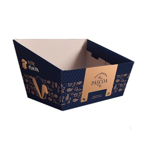 Cesta Trapezio M 17x12,5x8 Cm Line Blue Jr