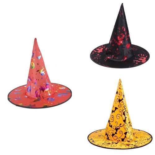 Chapeu Bruxa Cores Diversas