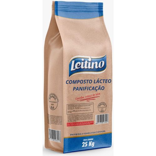 Leite Em Po Composto Panificação 25 Kg Leitino