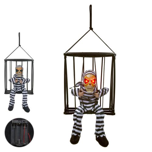 Enfeite Halloween Boneco Prisioneiro 8x11cm (52095001) Flor Arte