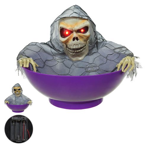 Enfeite Halloween Boneco Roxo 25x25cm (52096001) Flor Arte