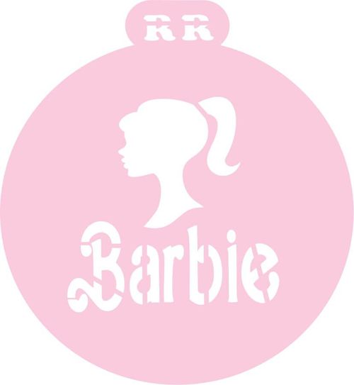 Stencil Redondo Boneca Rr Cortadores