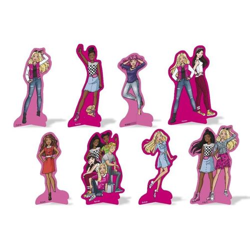 Decoraçao De Mesa Barbie C/ 8 Un Festcolor