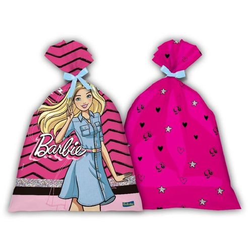 Sacola Plast. Barbie C/ 8 Un Festcolor