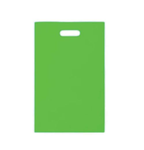 Sacola Boca Palhaço 16x24 Cm Verde Neon C/ 50 Un Abaplast