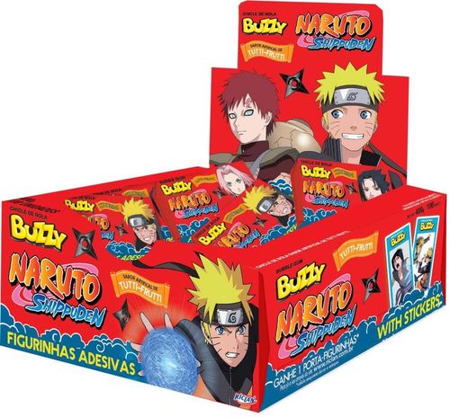 Chicle Naruto Tutti Frutti C/ 90 Un Buzzy