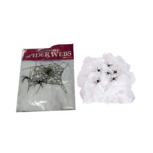 Teia De Aranha Halloween Silver