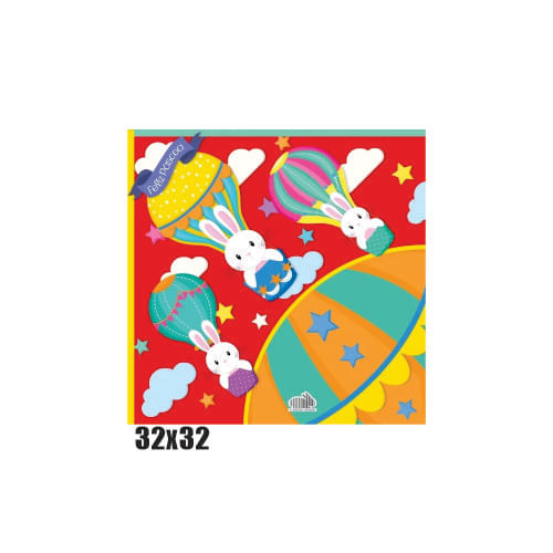 Envelope Ovo 32x32cm Balão Magico Vermelho Cromus