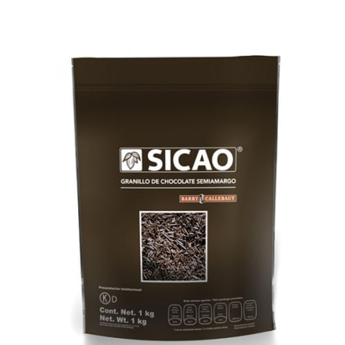 Chocolate Granulado Macio 37% Cacau Meio Amargo 1 Kg Sicao