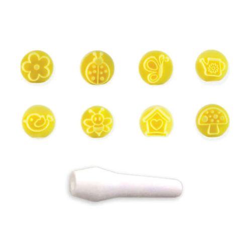 Kit Carimbo Jardim Encantado Amarelo (411003) Bluestar
