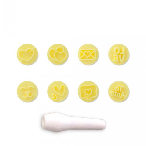 Kit Carimbo Amor Amarelo (410976) Bluestar