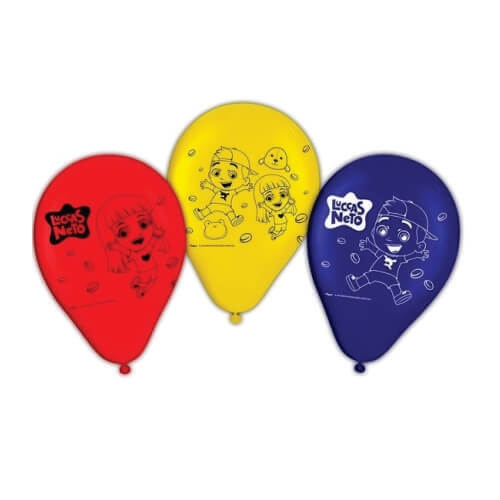 Balão Luccas Neto N 9 C/ 25 Un Regina