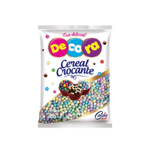Cereal Mini Ball Bebe Colorido 500 Gr Cacau Foods