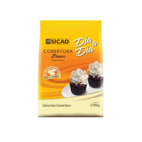 Chocolate Gotas Dia A Dia Branco 2,05 Kg Sicao