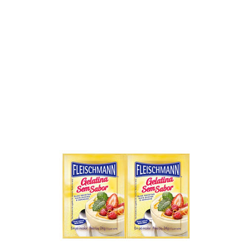 Gelatina S/ Sabor 24 Gr Fleischmann