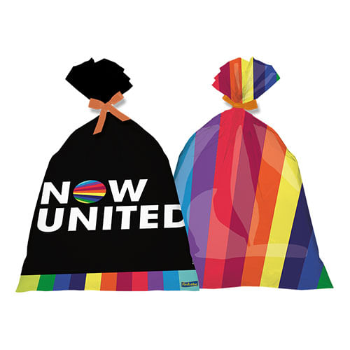 Sacola Plast. Now United C/ 8 Un Festcolor