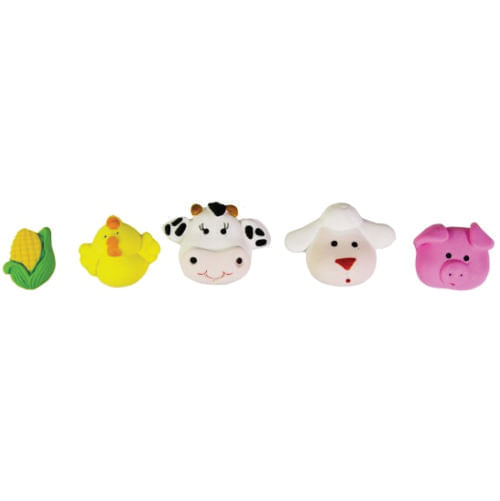 Biscuit Comestivel Fazendinha Ii C/ 5 Un (444) Jady