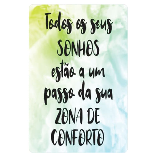 Placa Decorativa (Pd091) Todos Os Seus Sonhos Davys