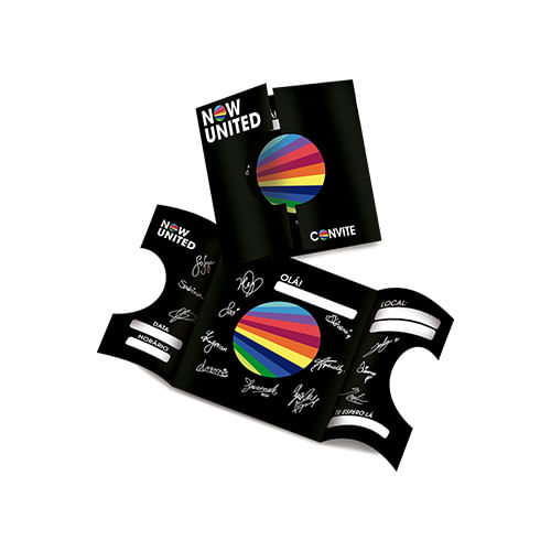 Convite Now United C/ 8 Un Festcolor