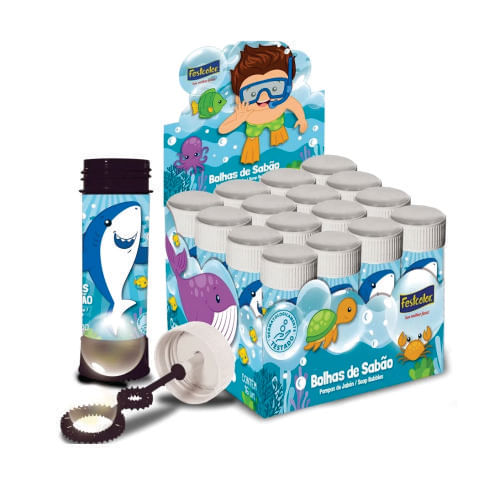 Bolha De Sabão Fundo Do Mar Un Festcolor
