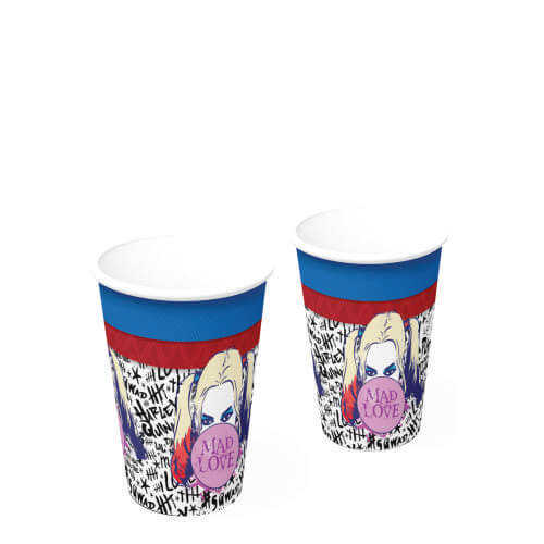 Copo Descartavél Papel 200 Ml Arlequina C/ 8 Un Festcolor