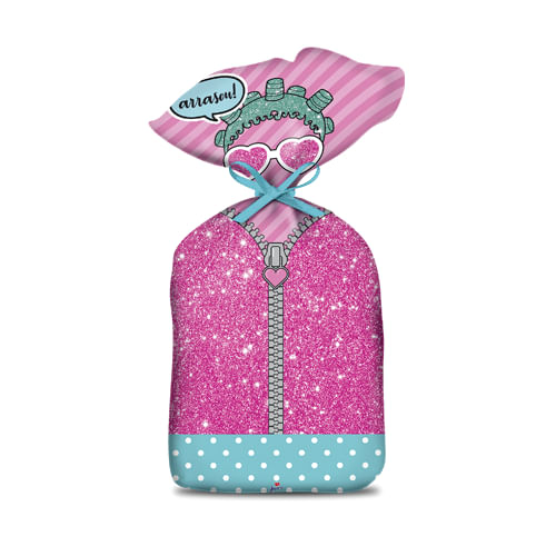 Sacola Plast. Surpresa Babies C/ 8un Junco