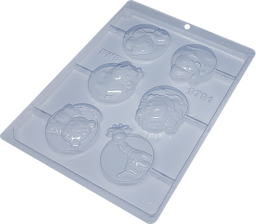 Forma Simples Pirulito Animais Na Selva (*9791) Bwb