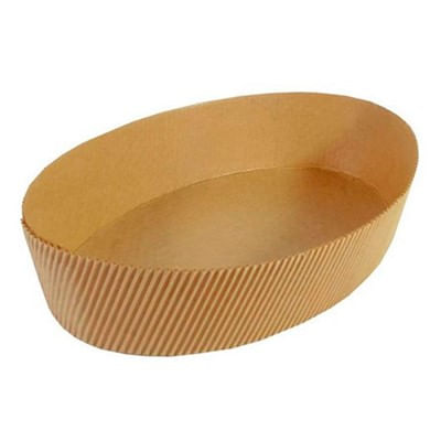 Forma Colomba Oval 500 Gr Kraft C/ 50 Un (21550) Ecopack