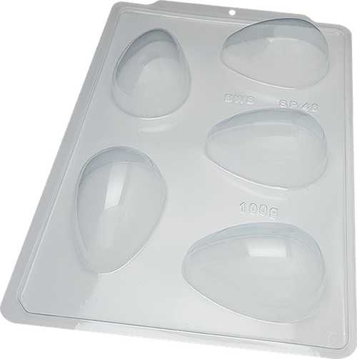 Forma Silicone Ovo Liso 100 Gr Sp 48 (*3615) Bwb