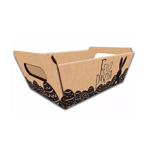 Cesta N 4 Kraft Coelinho Ovos 21,5x15x8 Cm (3470) Kid-Art