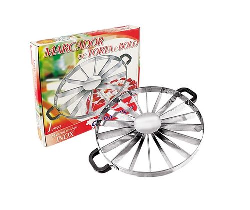 Marcador De Torta 10 Pedaços Inox (0370) Caparroz