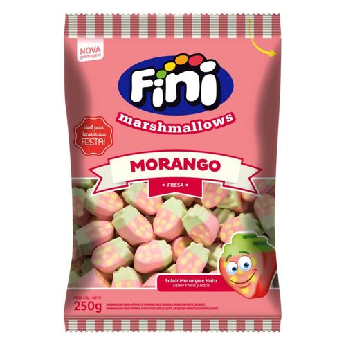 Marshmallow Morango 250 Gr Fini