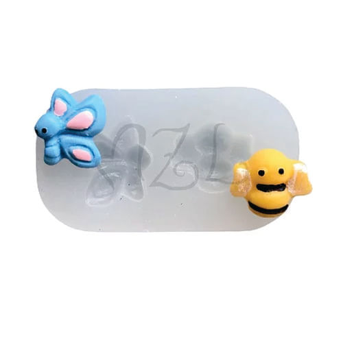 Molde Silicone Borboleta/Abelha (128-07) Mzlcriaçoes
