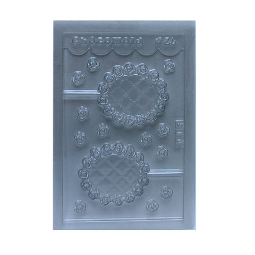 Forma De Pirulito Base De Rosas Mzl Criaçoes