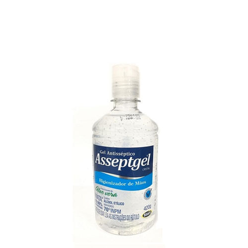 Alcool Gel Cristal 420 Gr Asseptigel Start