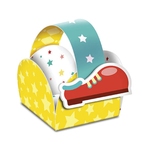 Porta Forma C/ Scrap Circo Menino C/ 10 Un Junco