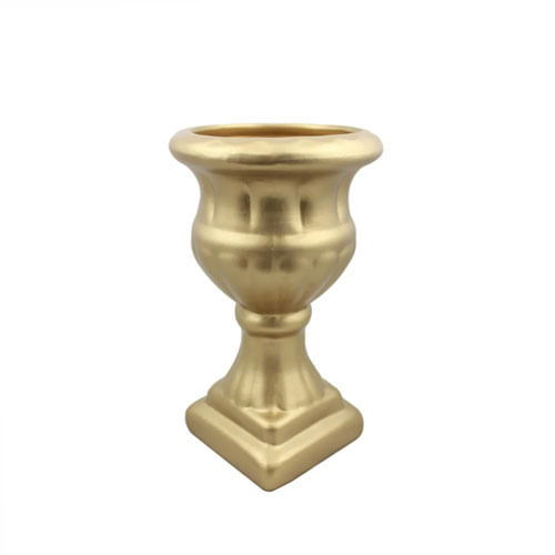 Vaso Grego Pequeno Rose Gold Ceramica A19 X L13 Cm (5968) Elaine